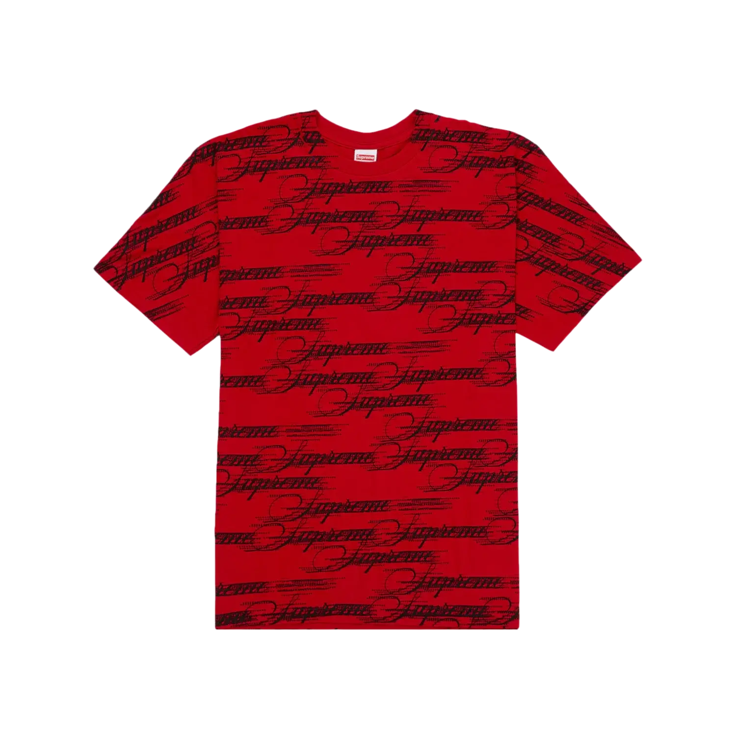 Supreme Script Tee (FW26) Red