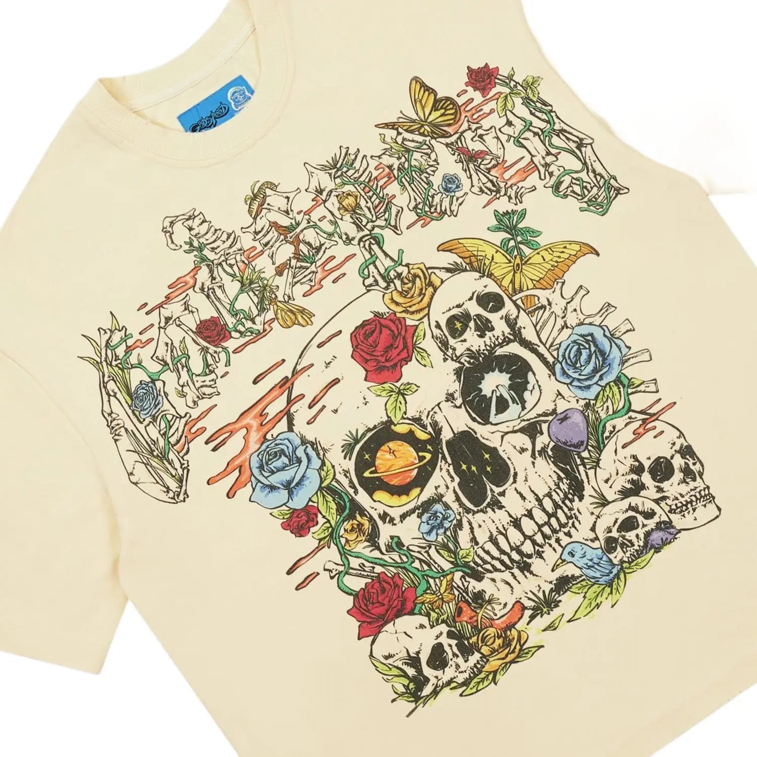 Godspeed Cosmic Remains Tee Bone