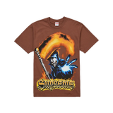 Supreme Grim Reaper Tee Brown