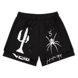 Sp5der VAA Double Layer Short Black