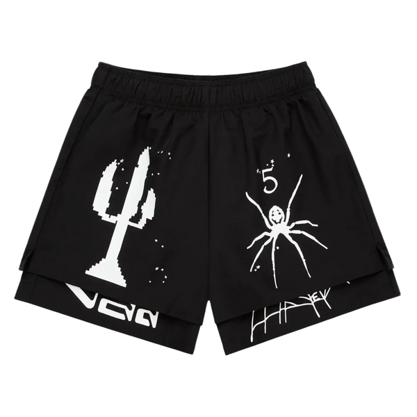 Sp5der VAA Double Layer Short Black