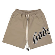 Godspeed OG Logo Nylon Shorts Sand