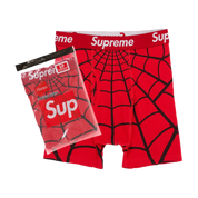 Supreme Hanes Spider-Man Boxer Briefs (2 Pack) Red