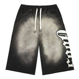 Godspeed OG Logo 3QTR Shorts Black Wash