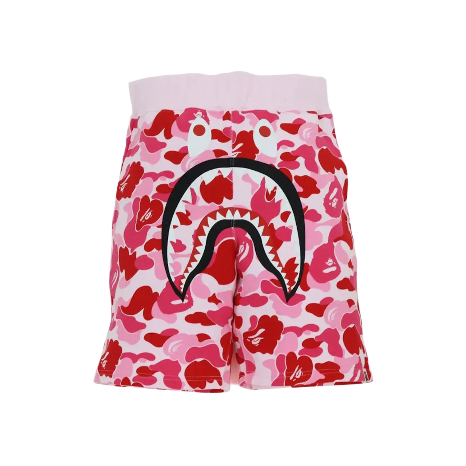 BAPE Big ABC Camo Shark Sweat Shorts Pink
