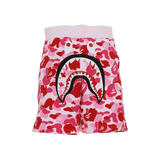 BAPE Big ABC Camo Shark Sweat Shorts Pink