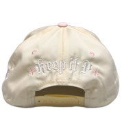 Keep It P Snapback Cream/Pink
