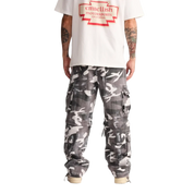 Embellish Standard Baggy Cargo Snow Camo