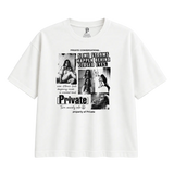 Private Silent Storm Thrashed Vintage Tee White