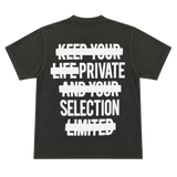 KYL Tee Vintage Black/White