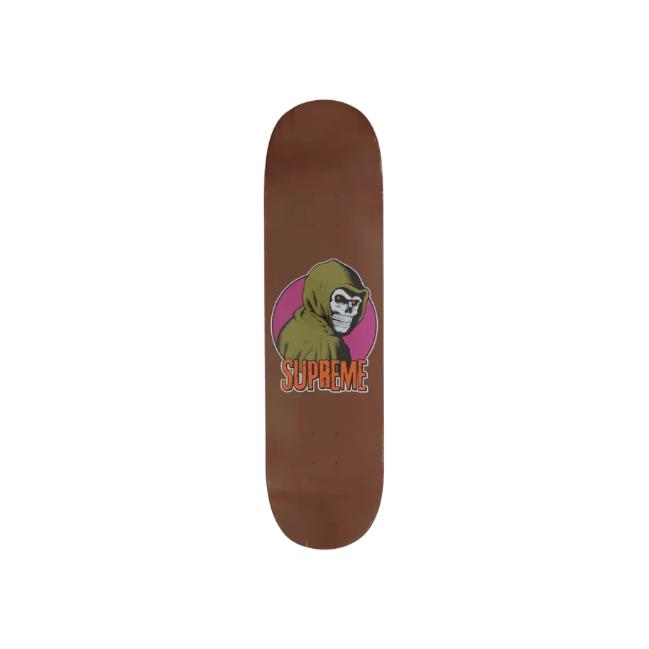 Supreme Reaper Skateboard Deck Brown