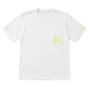 Chrome Hearts Horseshoe Logo Pocket T-Shirt White/Neon Lime