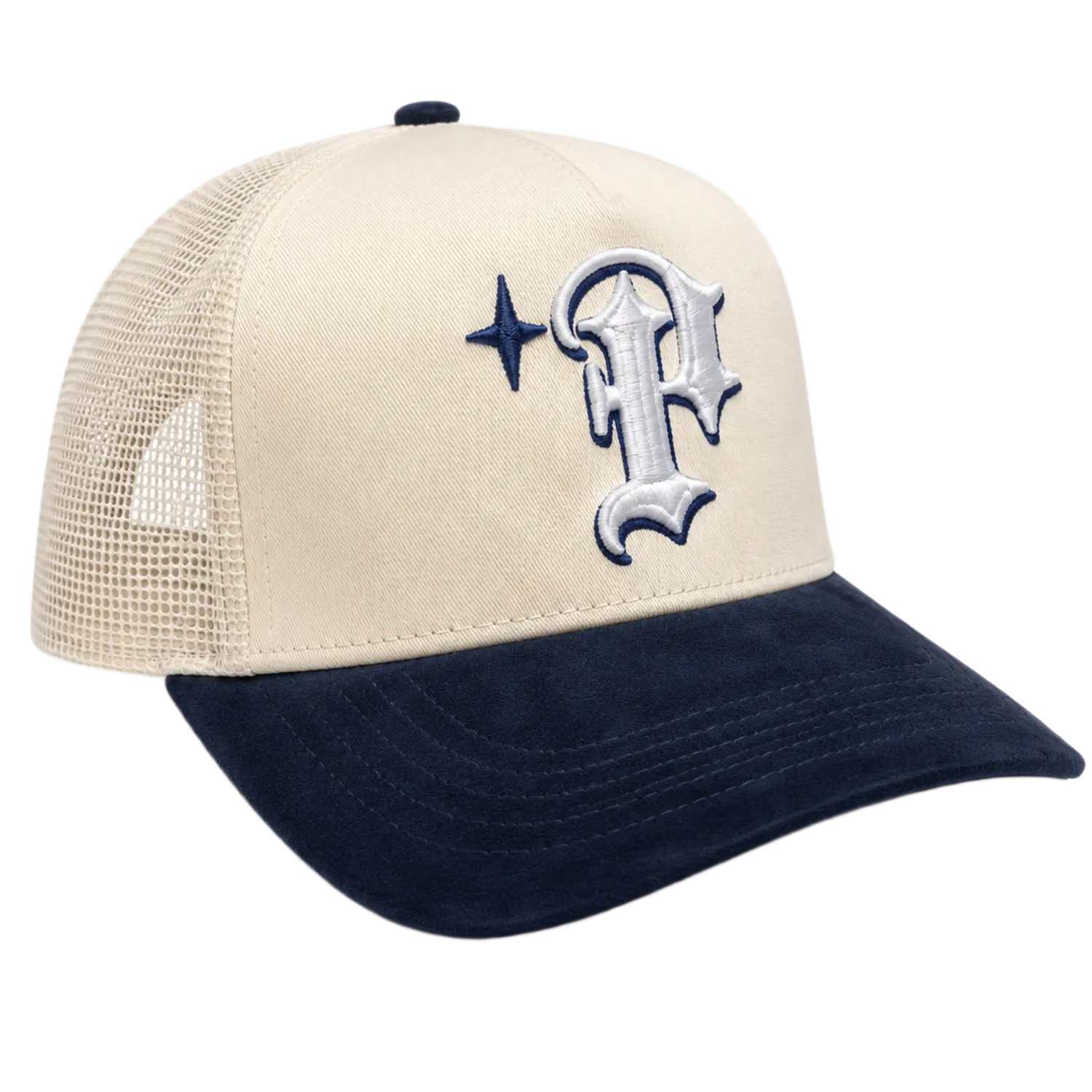 Navy Suede