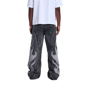 Crysp Denim Ignite Baggy Grey Washed