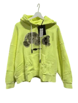 Palm Angels Kill The Bear Spray Crewneck Lime Green