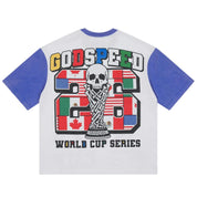 Godspeed '26 GSWC Vintage Tee White/Blue
