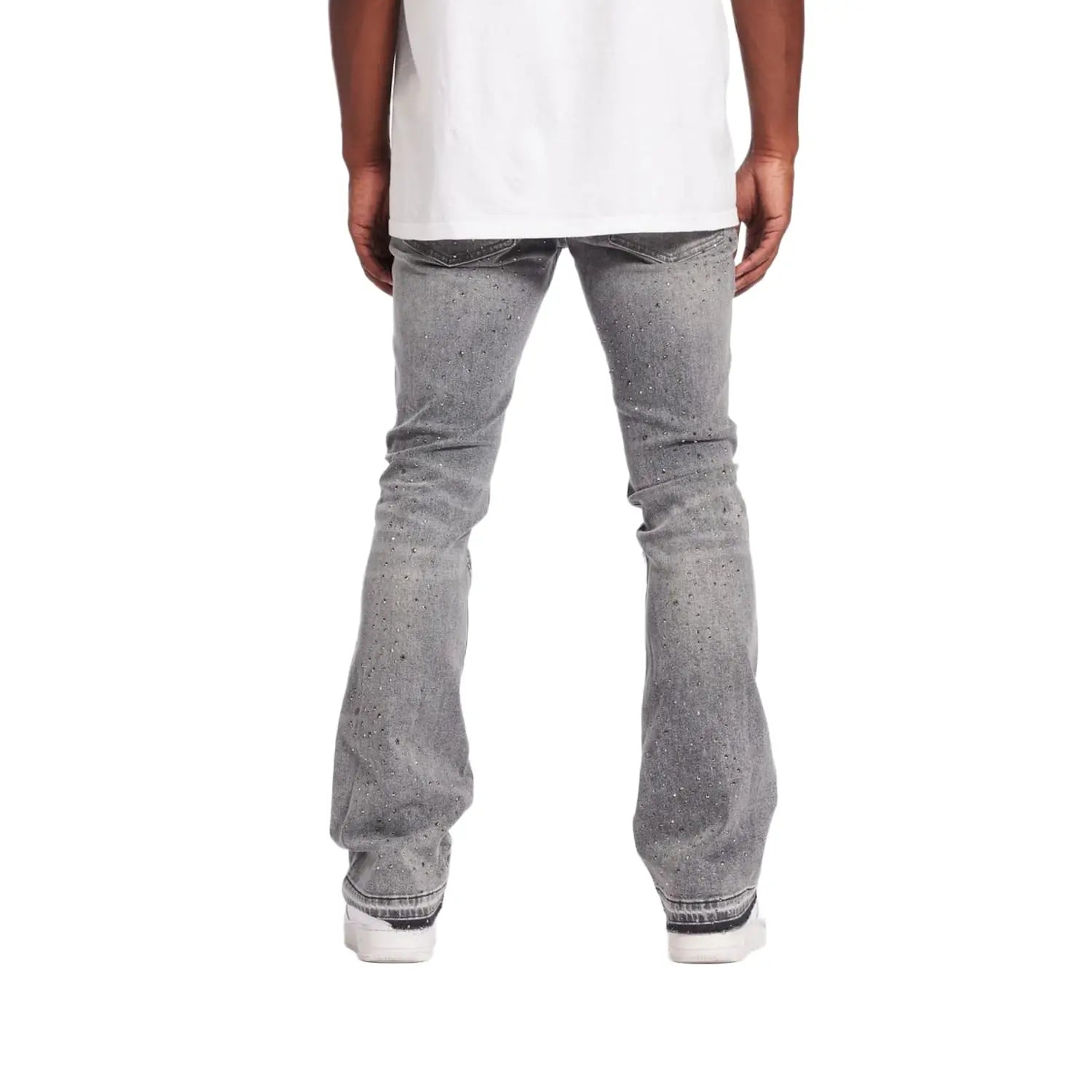 Crysp Denim Wiz Flare Ice Grey