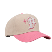 Keepin It P Snapback Cream/White/Pink