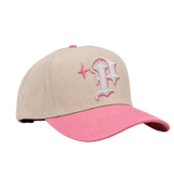 Keepin It P Snapback Cream/White/Pink