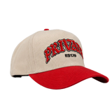 Old English Arch Snapback Cream/Red/Black