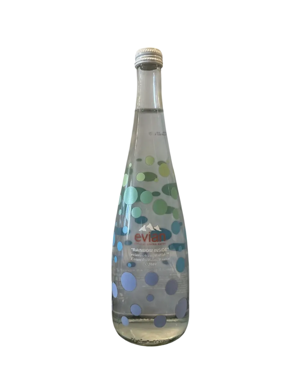 Evian Glass Water Virgil Abloh
