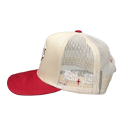 Keep It P Trucker Cream/Red Suede