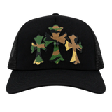 Chrome Hearts Triple Cross Trucker Black/Camo