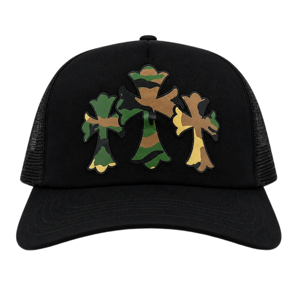 Chrome Hearts Triple Cross Trucker Black/Camo