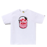 BAPE ABC Camo Paint Can Tee White/Pink