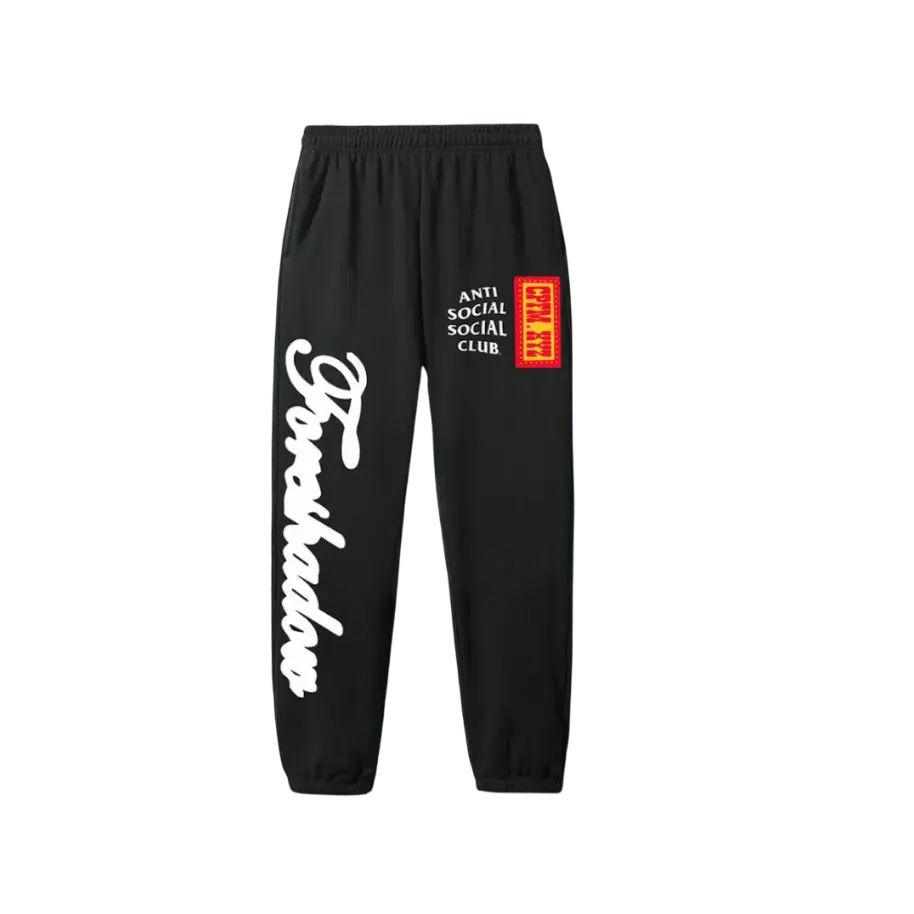Anti Social Social Club x CPFM Sweatpants Black