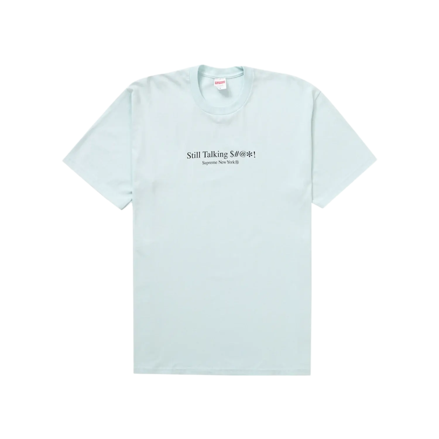 Supreme Still Talking Tee Pale Blue