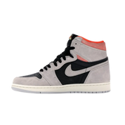 Jordan 1 Retro High Neutral Grey Hyper Crimson