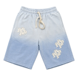 Patch Baggy Oversized Sweatshort Blue