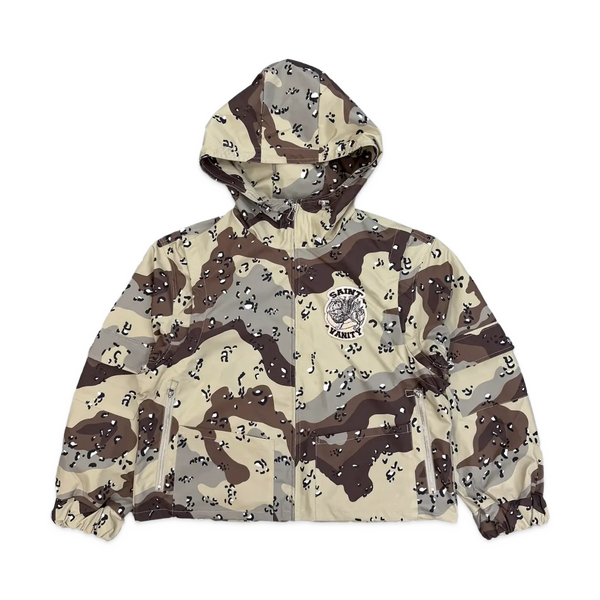 Saint Vanity Nylon Hooded Jacket Desert Camo