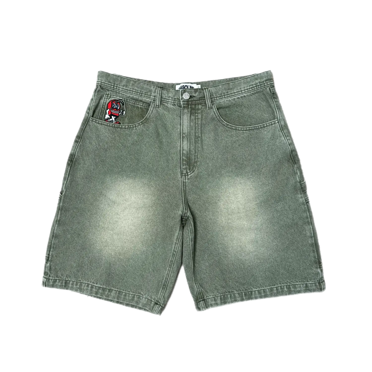 Gasoline G Star 2.0 Denim Shorts Matcha