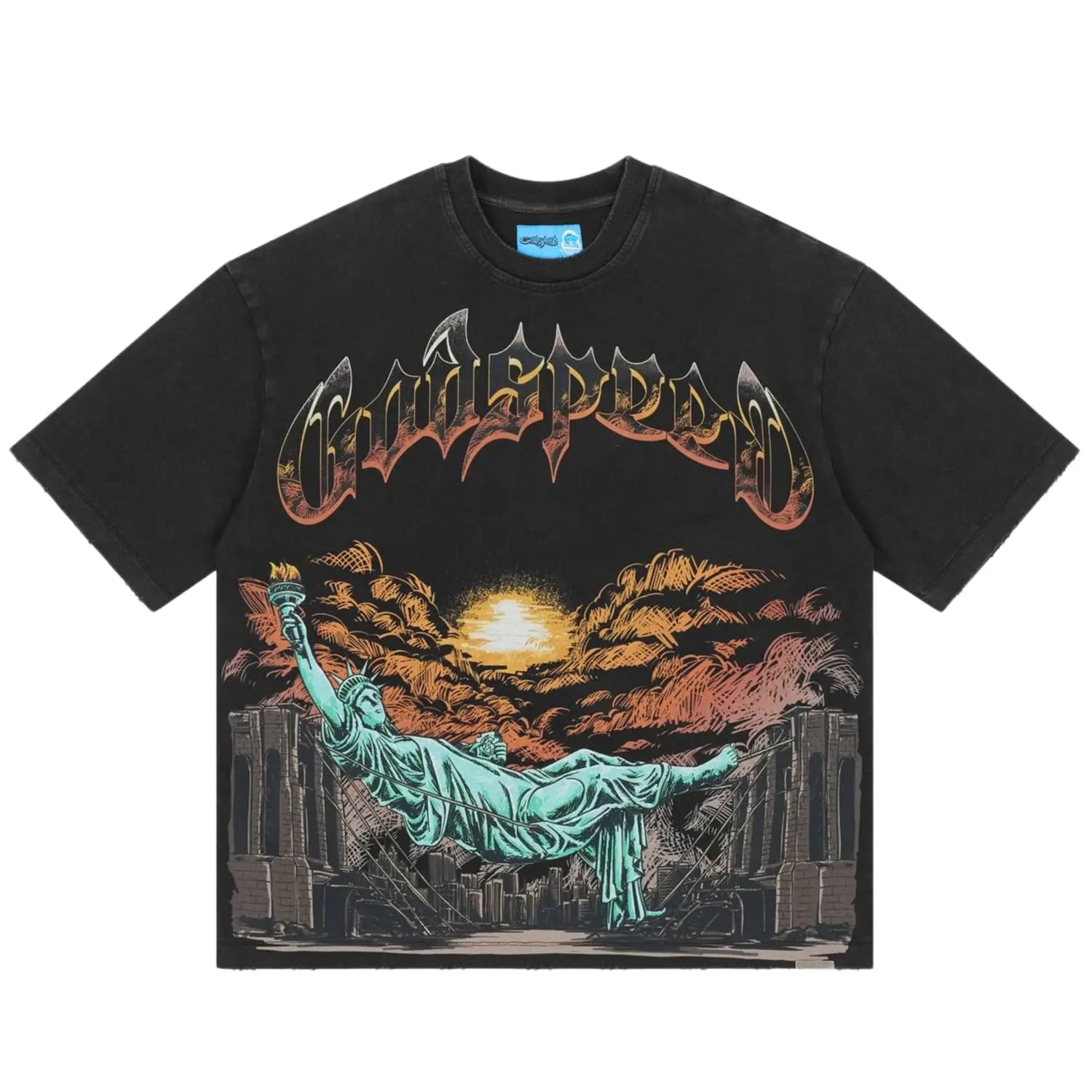 Godspeed Burnt Bridges II Tee Black