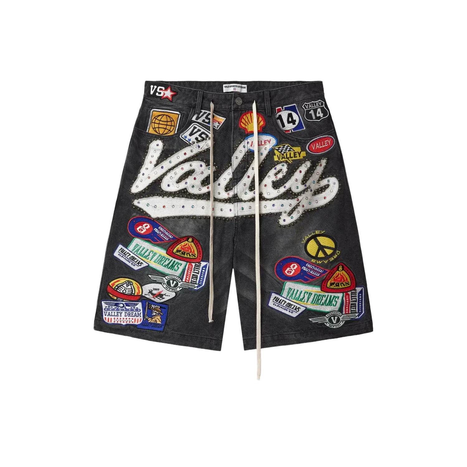 Vale Forever 1980's Jorts Black
