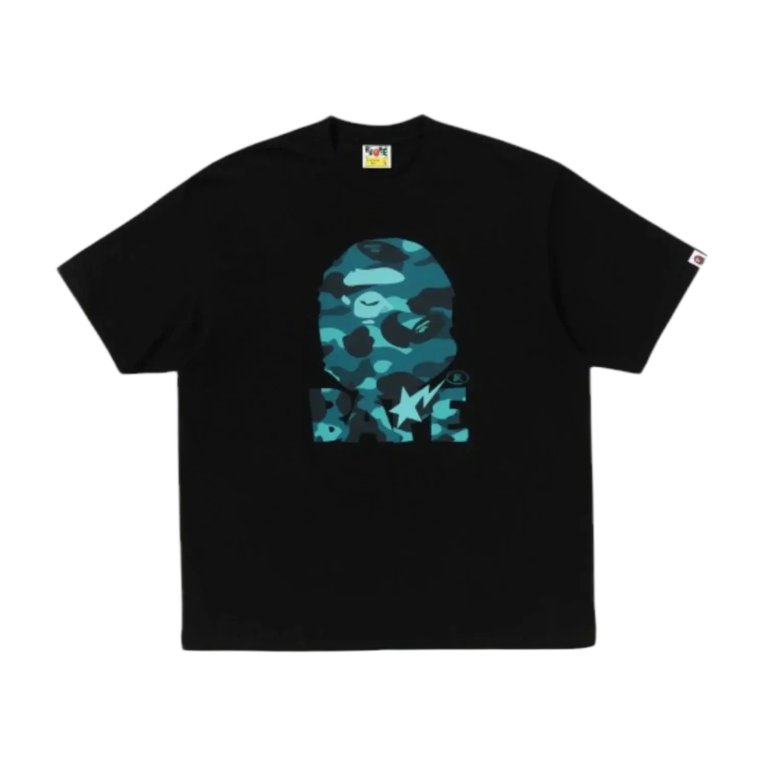 BAPE Color Camo Ape Head Relaxed Fit T-shirt Black