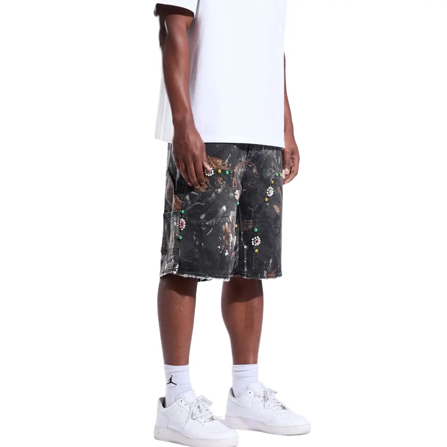 Crysp Denim Lotus Short Camo