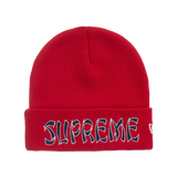 Supreme New Era Action Beanie Red