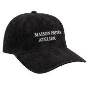 Privée Snapback Black Suede