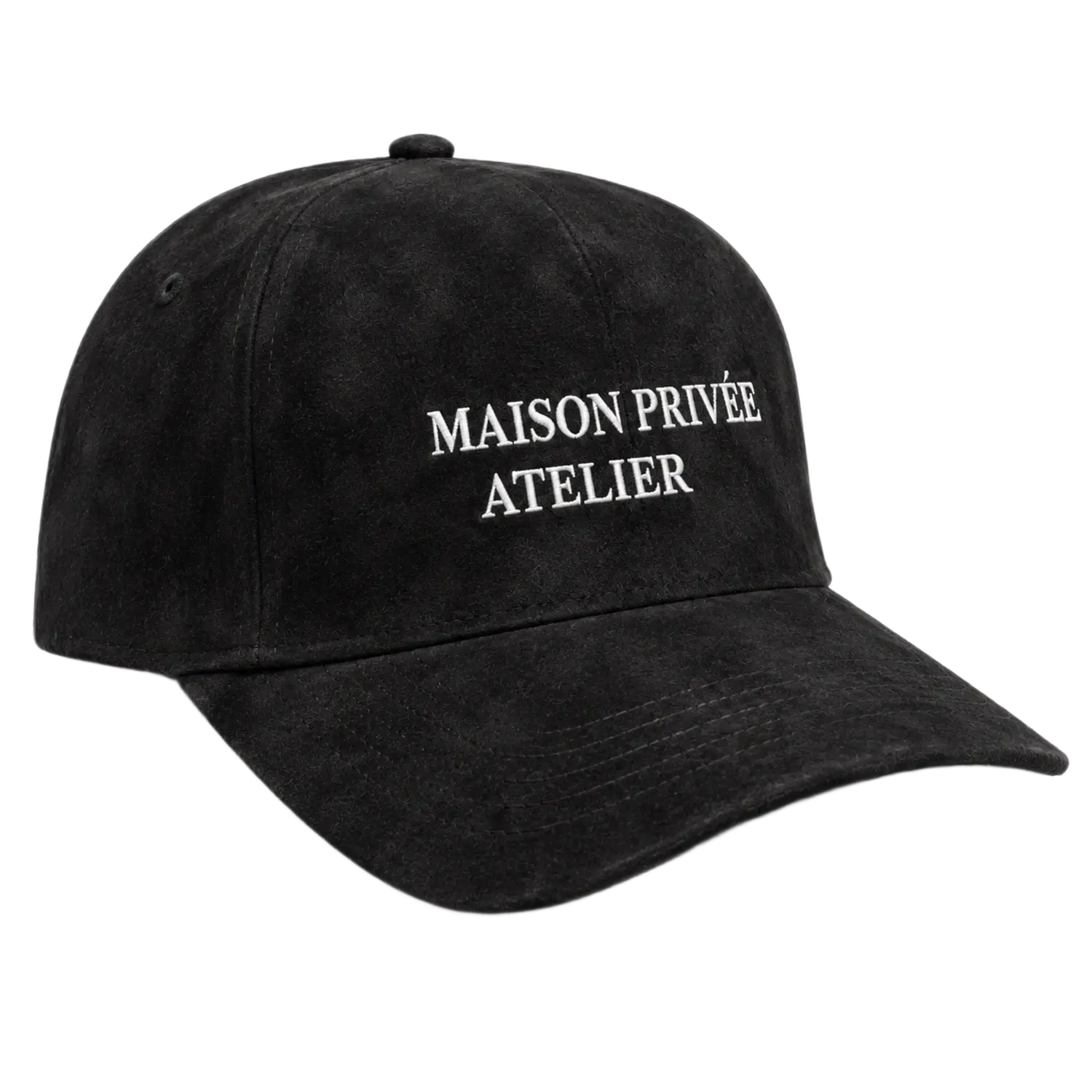 Privée Snapback Black Suede