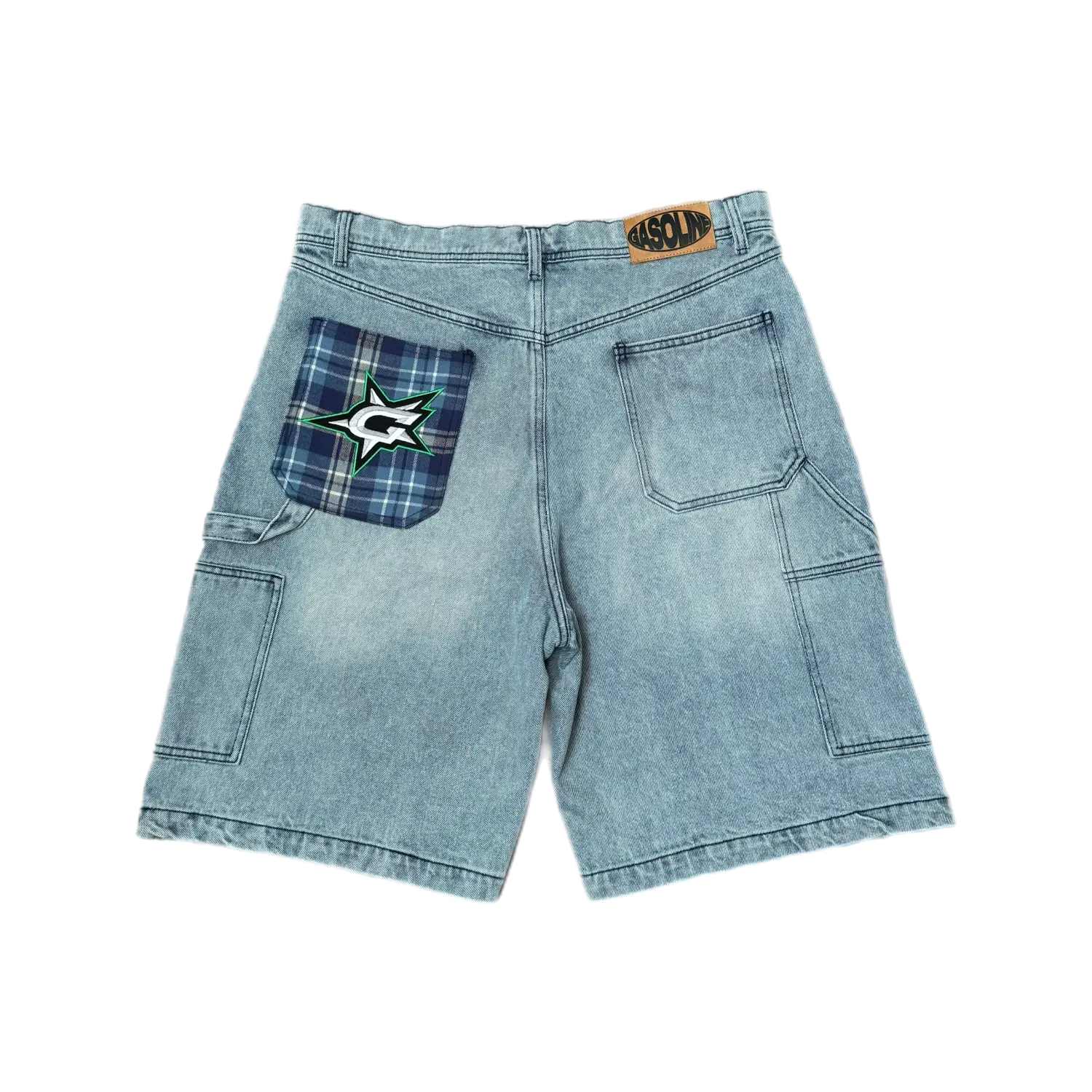 Gasoline G Star 2.0 Denim Shorts Blue