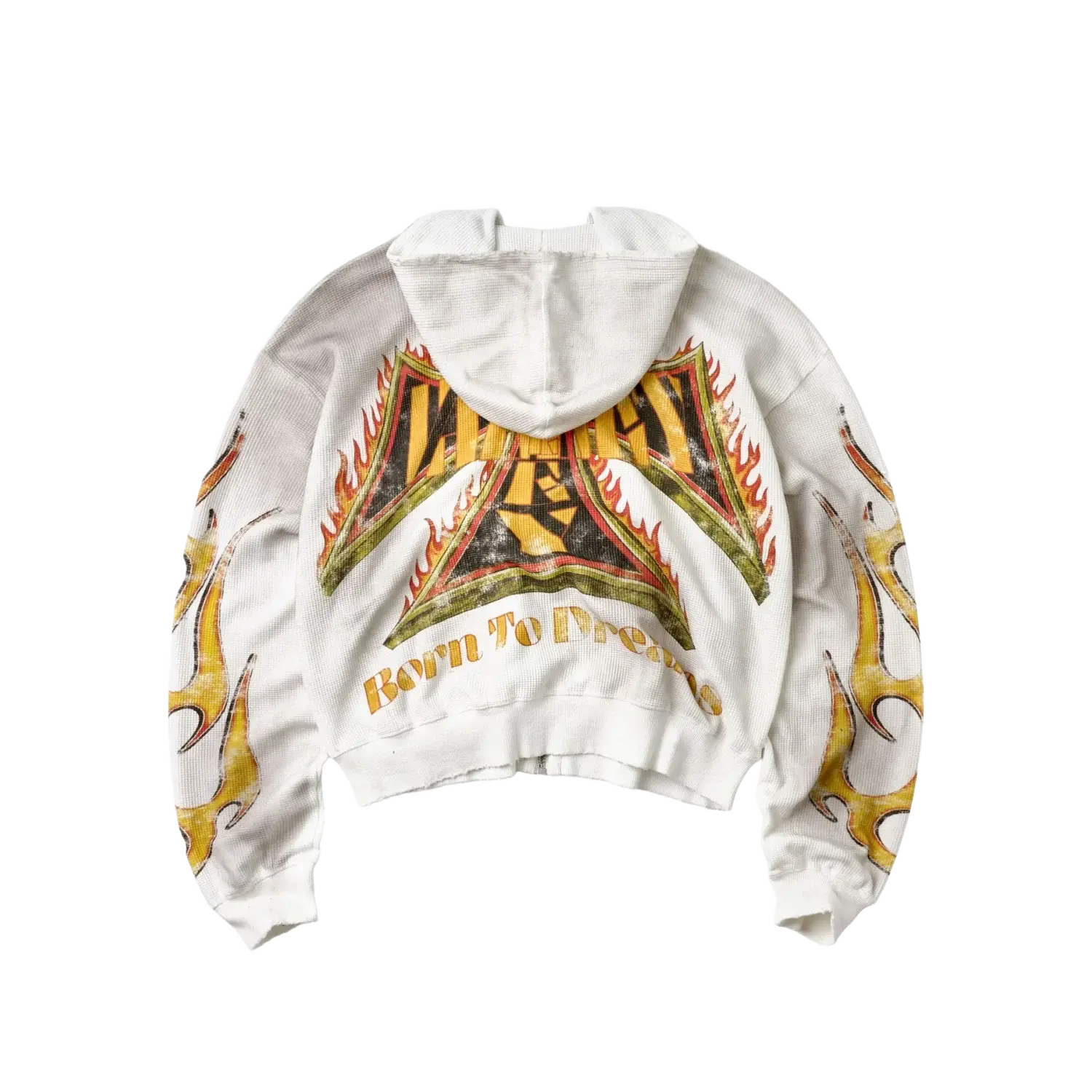 Vale Forever Reborn Waffle Zip Up White