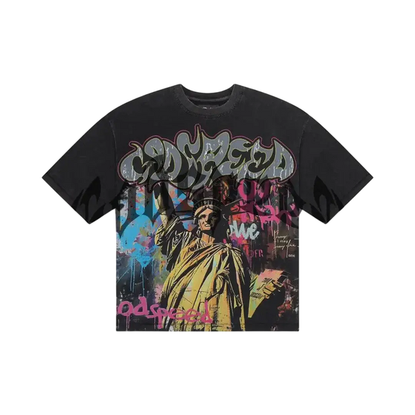 Godspeed Vandal Tee Black