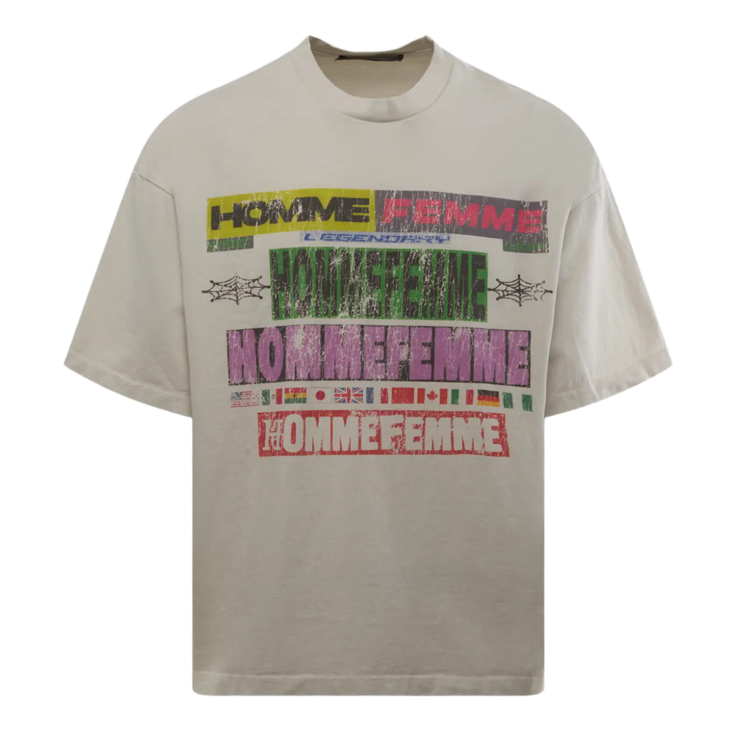 Homme Femme Manifesto Tee White