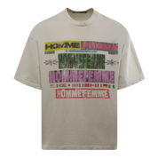 Homme Femme Manifesto Tee White