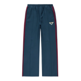 Homme Femme Relaxed Track Pants Blue/Burgundy