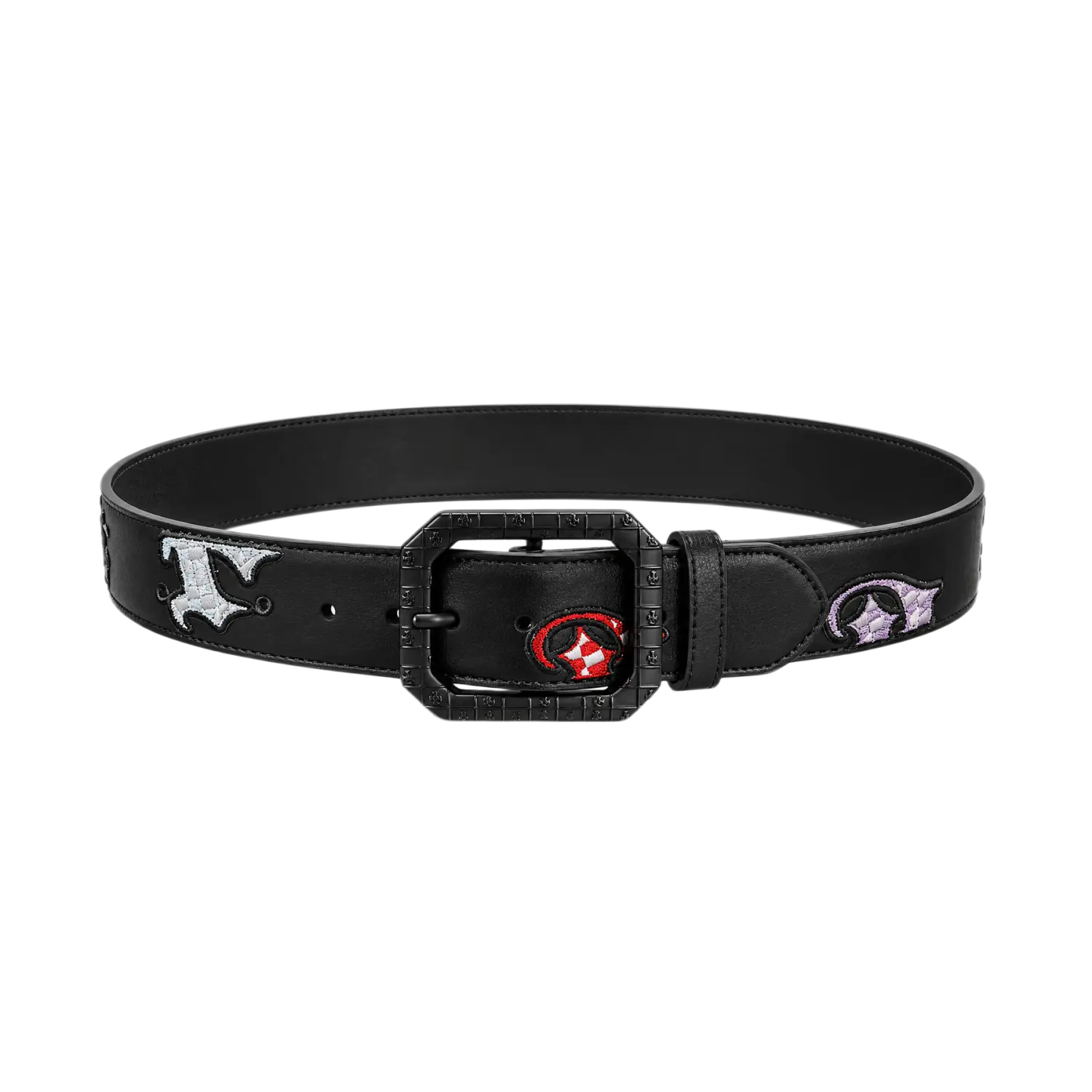 Private KEEP IT P Embroidered Leather Belt