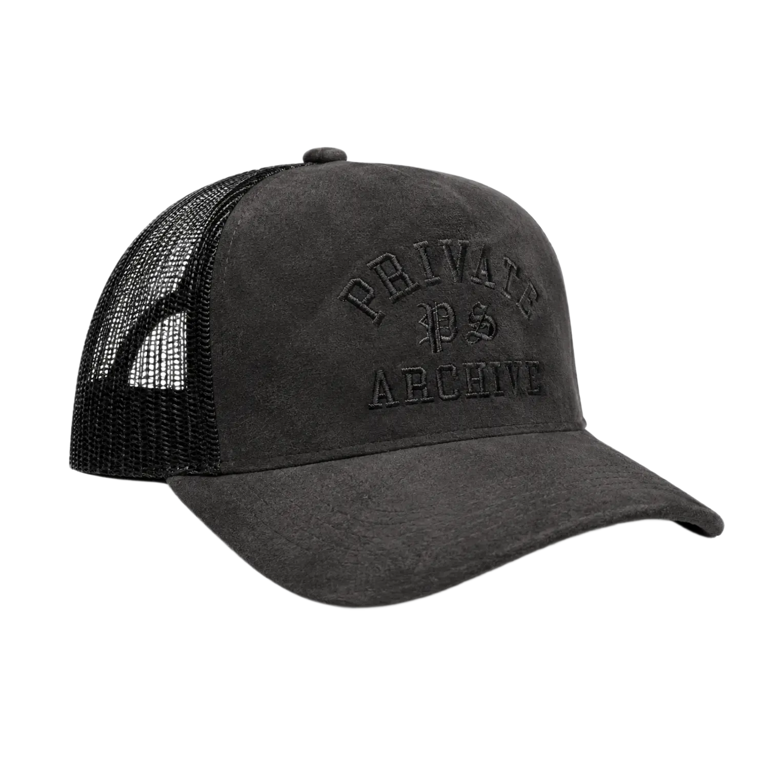Archive Classic Trucker Black Suede